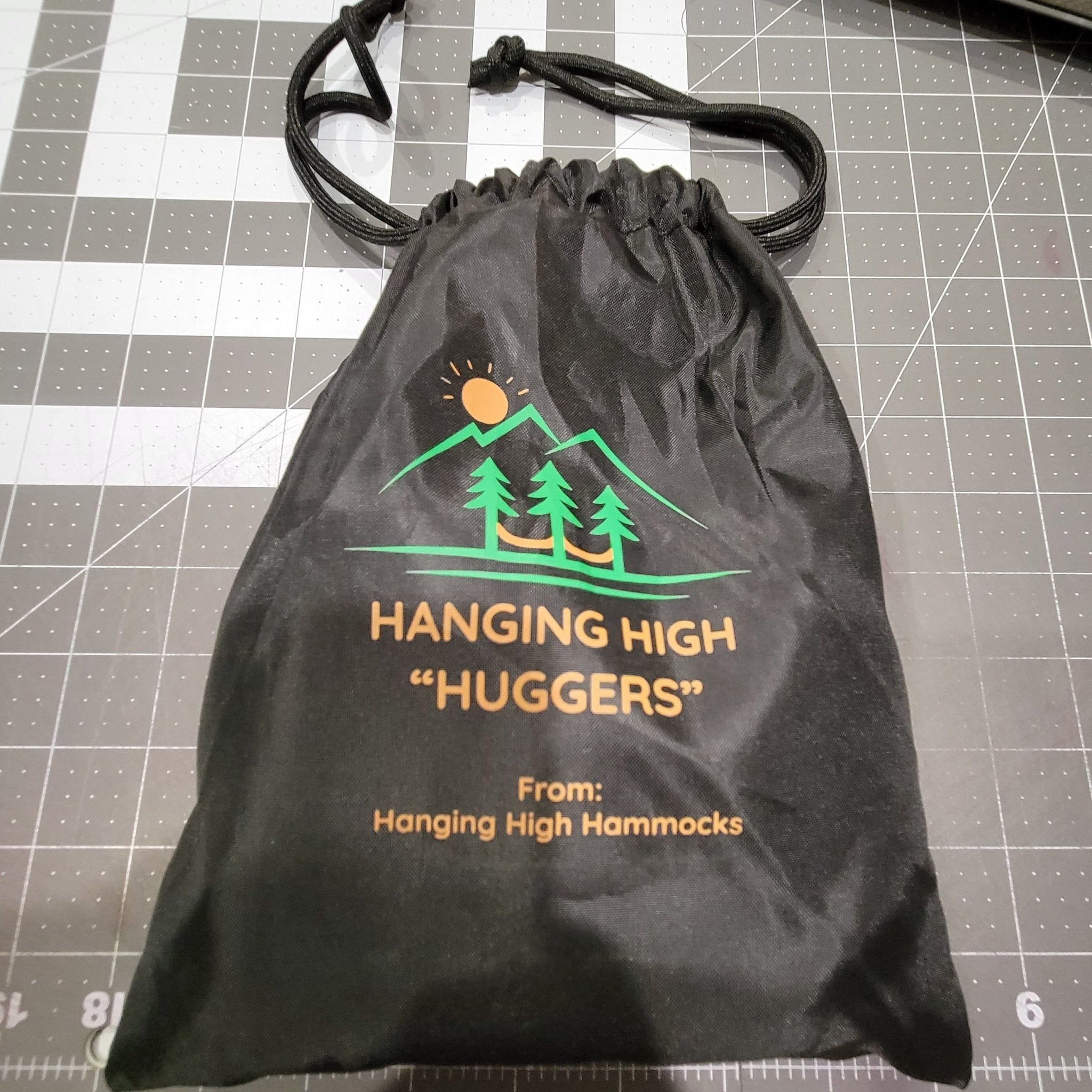 Pair of lightweight Hanging High Hammocks tree straps for hammocks, designed for camping and outdoor use.