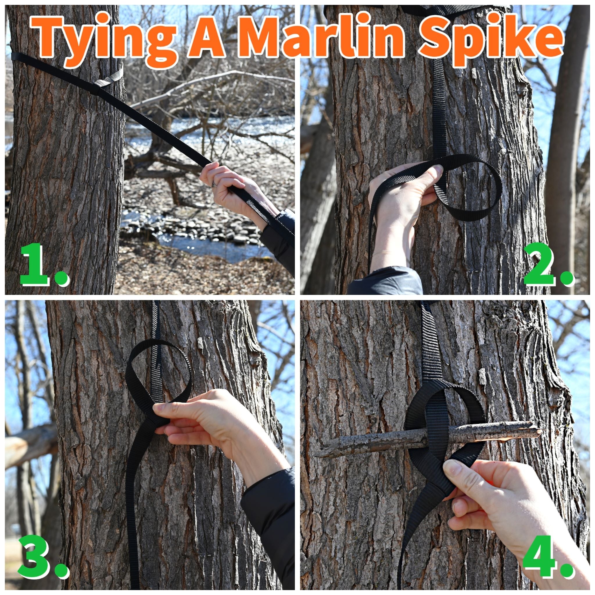 Lightweight Hanging High Hammocks tree straps for hammocks, ideal for camping and securing hammocks to trees.