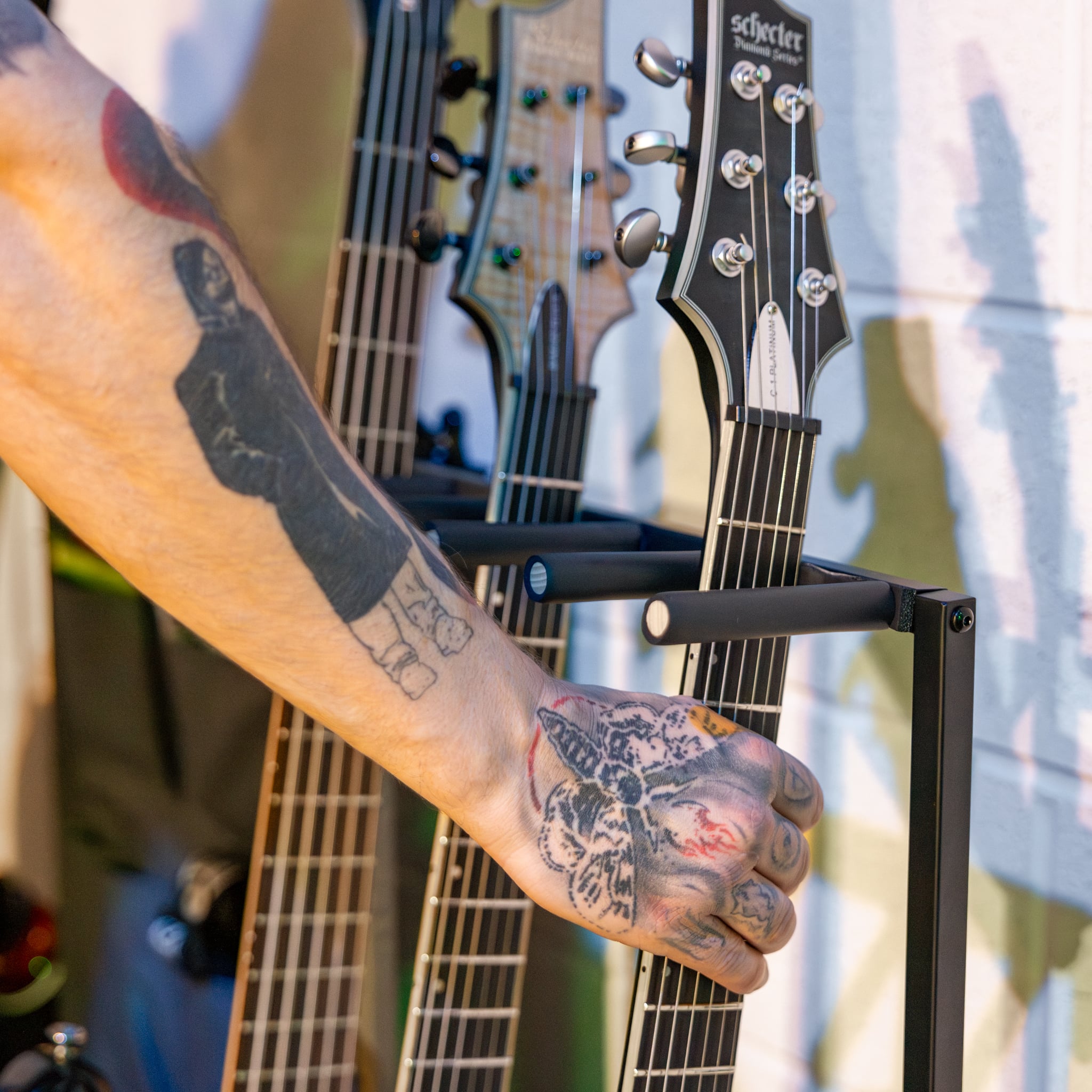 The Headliner 10-Slot Guitar Rack | Gray - OVERLANDERS Outfitter