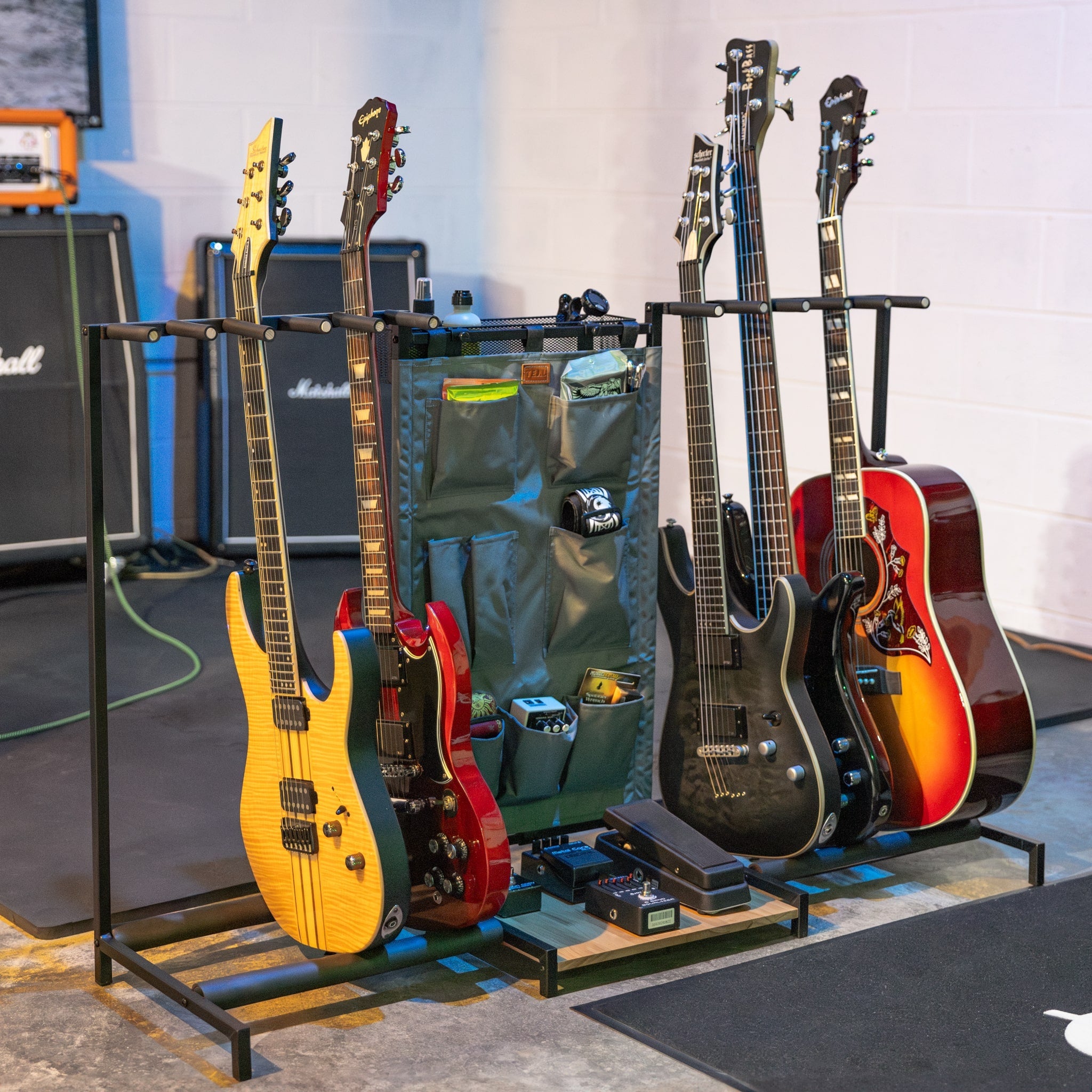 The Headliner 10-Slot Guitar Rack | Gray - OVERLANDERS Outfitter