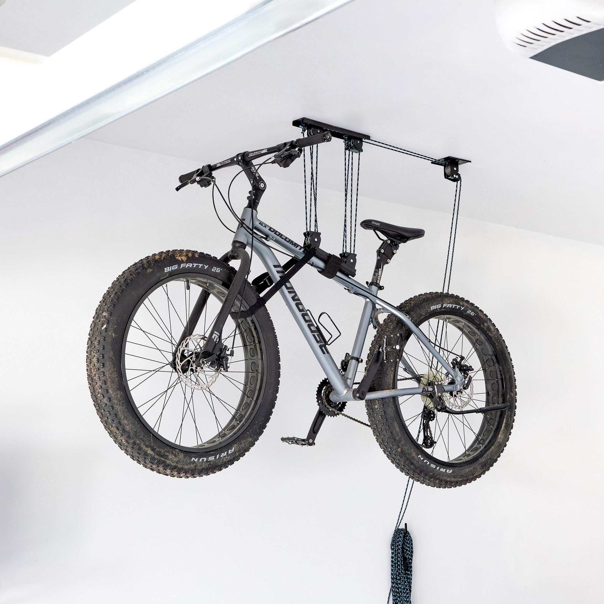 MaxAssist Bike Hoist | Overhead Bicycle Storage - OVERLANDERS Outfitter