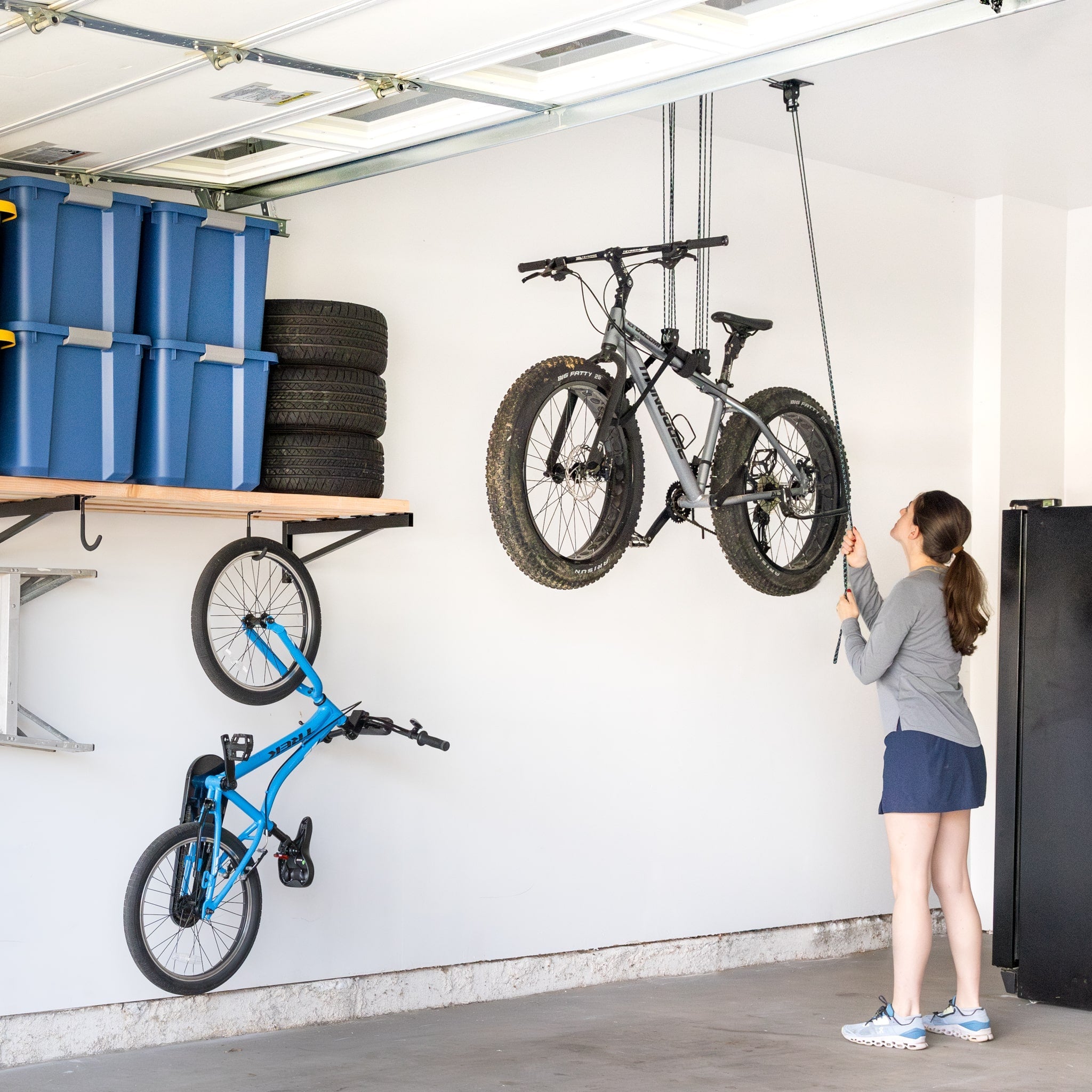 MaxAssist Bike Hoist | Overhead Bicycle Storage - OVERLANDERS Outfitter