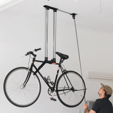 MaxAssist Bike Hoist | Overhead Bicycle Storage - OVERLANDERS Outfitter