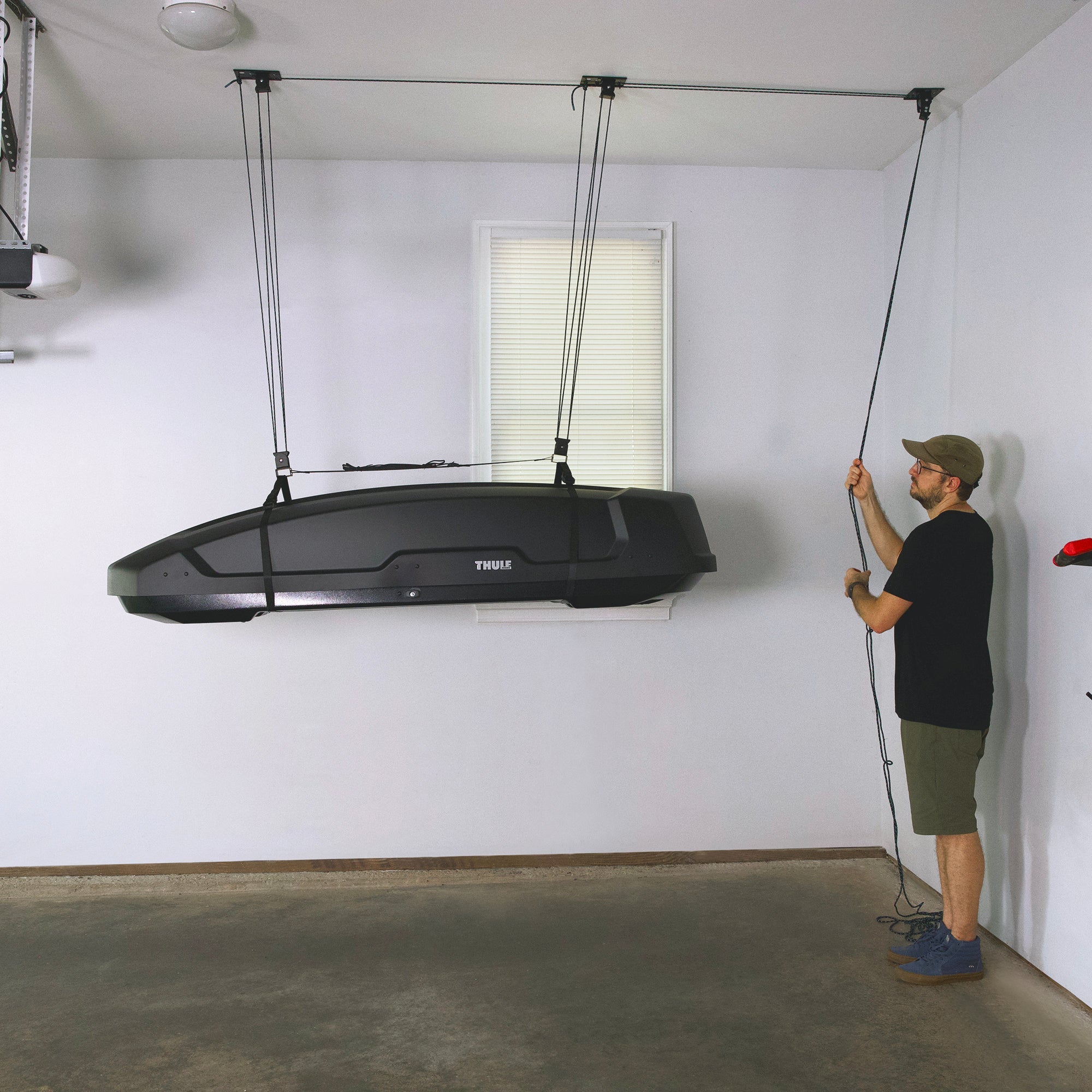 MaxAssist Cargo Box Hoist | Holds up to 150 lbs | Up to 18' Lift - OVERLANDERS Outfitter
