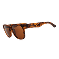 Rare Air Discs Hellhound Hallucinations BFG sunglasses with bold black frames and tinted lenses, stylish accessories for outdoor wear.