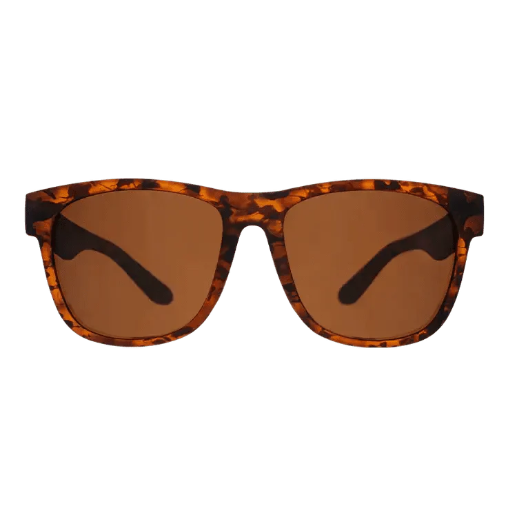 Rare Air Discs Hellhound Hallucinations BFG sunglasses with dark tinted lenses and stylish black frames.