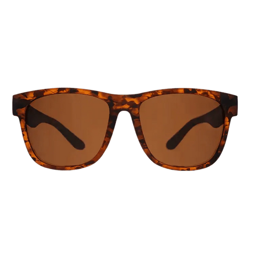 Rare Air Discs Hellhound Hallucinations BFG sunglasses with dark tinted lenses and stylish black frames.