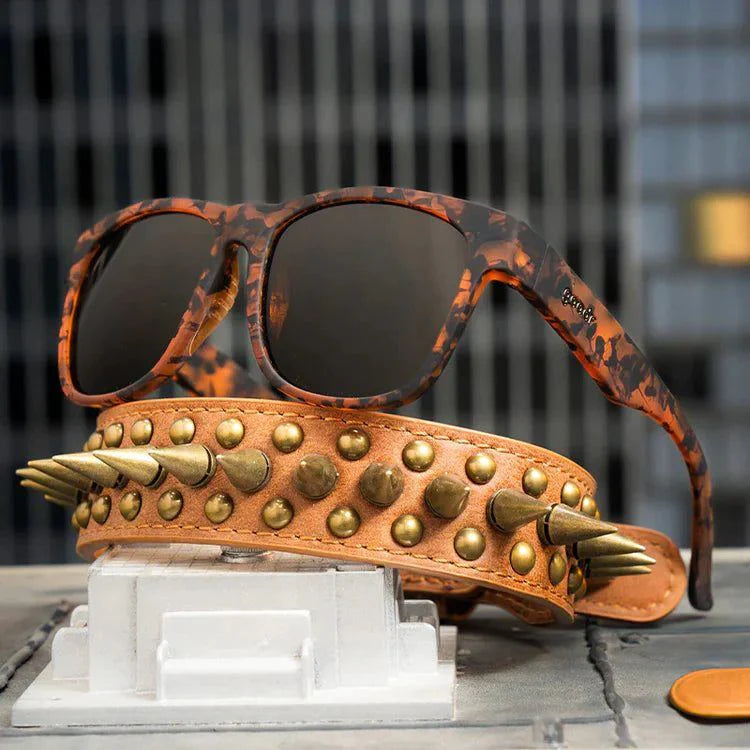 Hellhound Hallucinations BFG Premium sunglasses by Rare Air Discs, featuring dark tinted lenses and stylish frame design.
