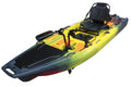 ReelYaks 9.8ft Rocket Fin Drive modular pedal fishing kayak with 2-piece design and 400lbs capacity, shown in outdoor setting.