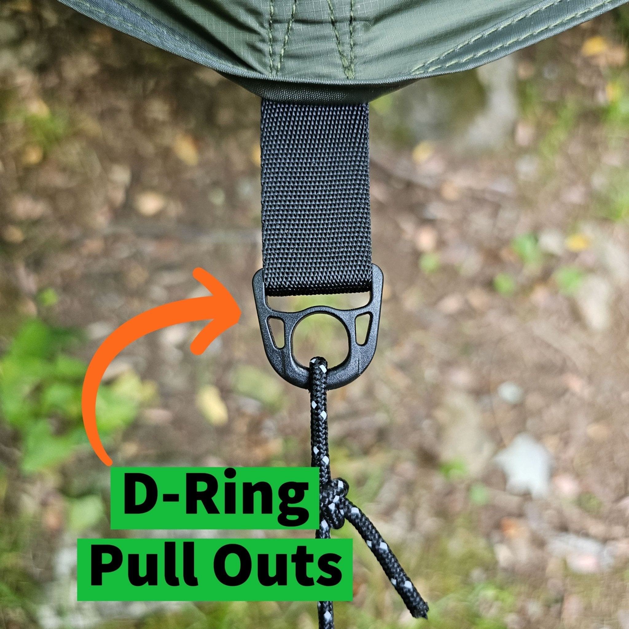 Hanging High Hammocks Hideaway Tarp, 12-foot rain tarp for hammock camping, waterproof hammock part and accessory