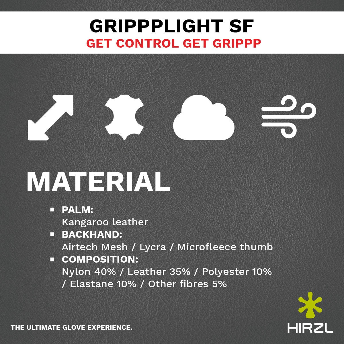 ZEITBIKE HIRZL Grippp Light SF bike gloves with breathable fabric and padded palms, designed for comfortable cycling.