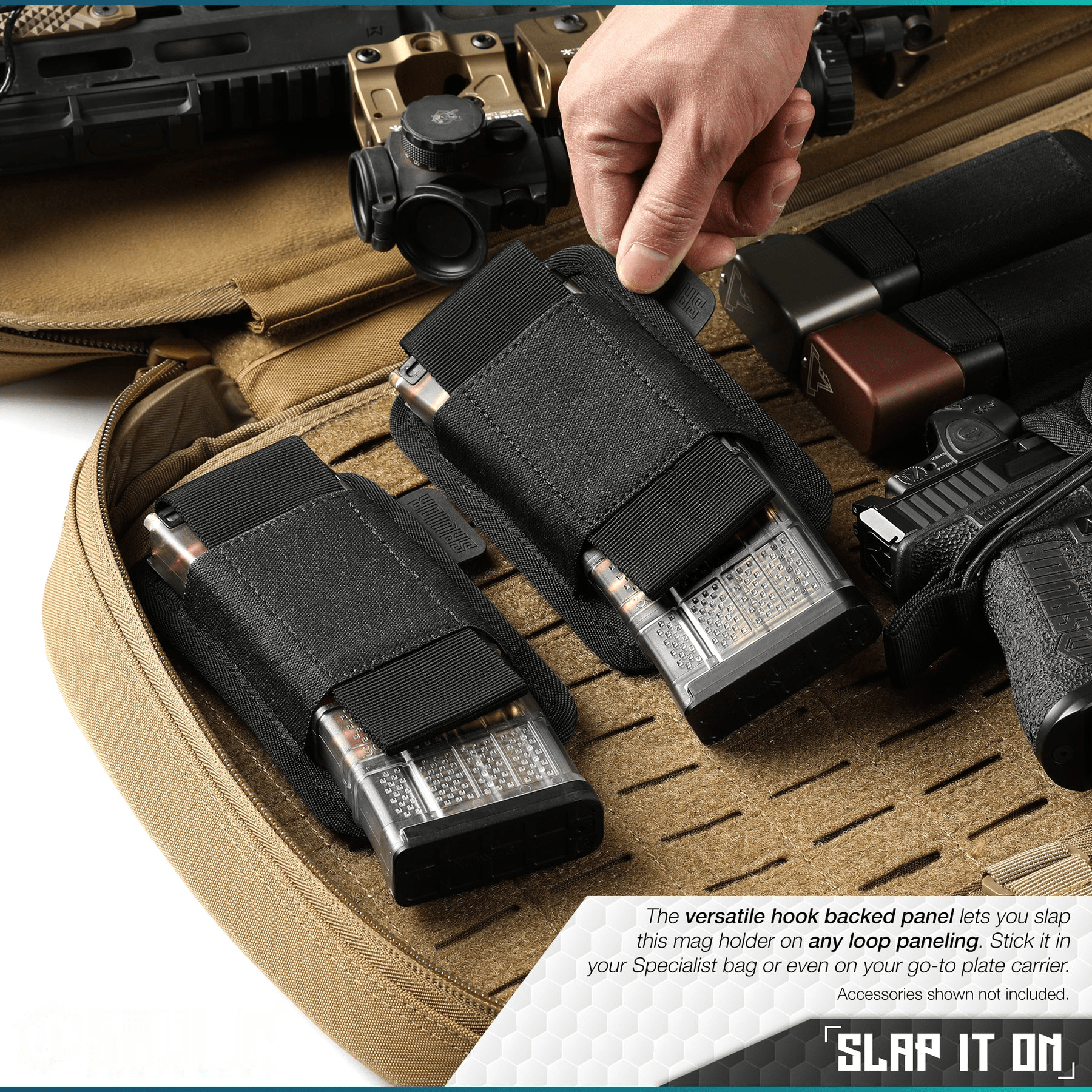 AR-15/AK-47 Mag Holster - Hook Backing (Multiple Slots) - We The Collective