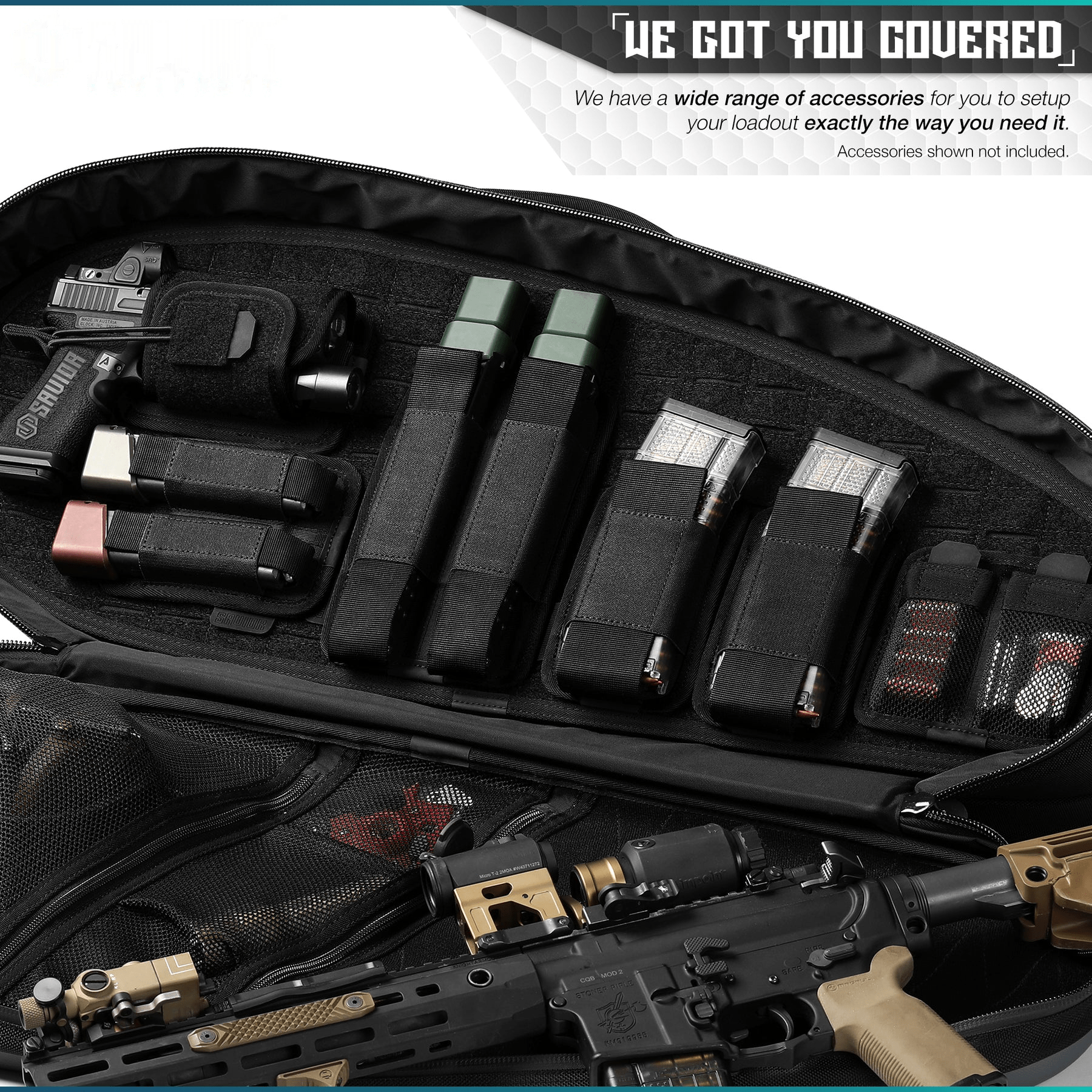 AR-15/AK-47 Mag Holster - Hook Backing (Multiple Slots) - We The Collective
