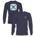 HOOey Zenith ( Heathered Navy ) - Mens Long Sleeve T-Shirt - OVERLANDERS Outfitter
