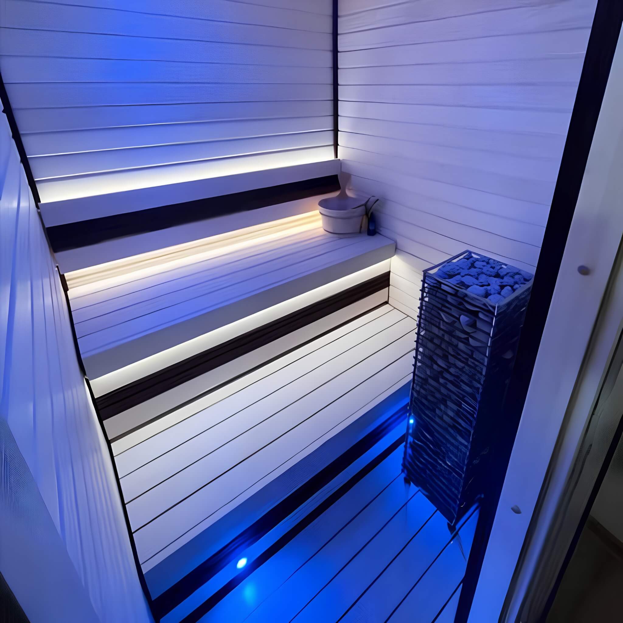 Huum Cliff Slim Electric Stainless Steel Sauna Heater With Digital Controller & Sauna Stones (SAK48752) - OVERLANDERS Outfitter