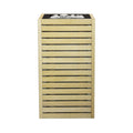 Huum Core Alder Wood exterior sauna heater with UKU controller and stones, front view, SAKSBY WHOLESALE product.