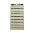 Huum Core Aspen Wood Exterior Sauna Heater by SAKSBY WHOLESALE with digital controller and stones, front view.