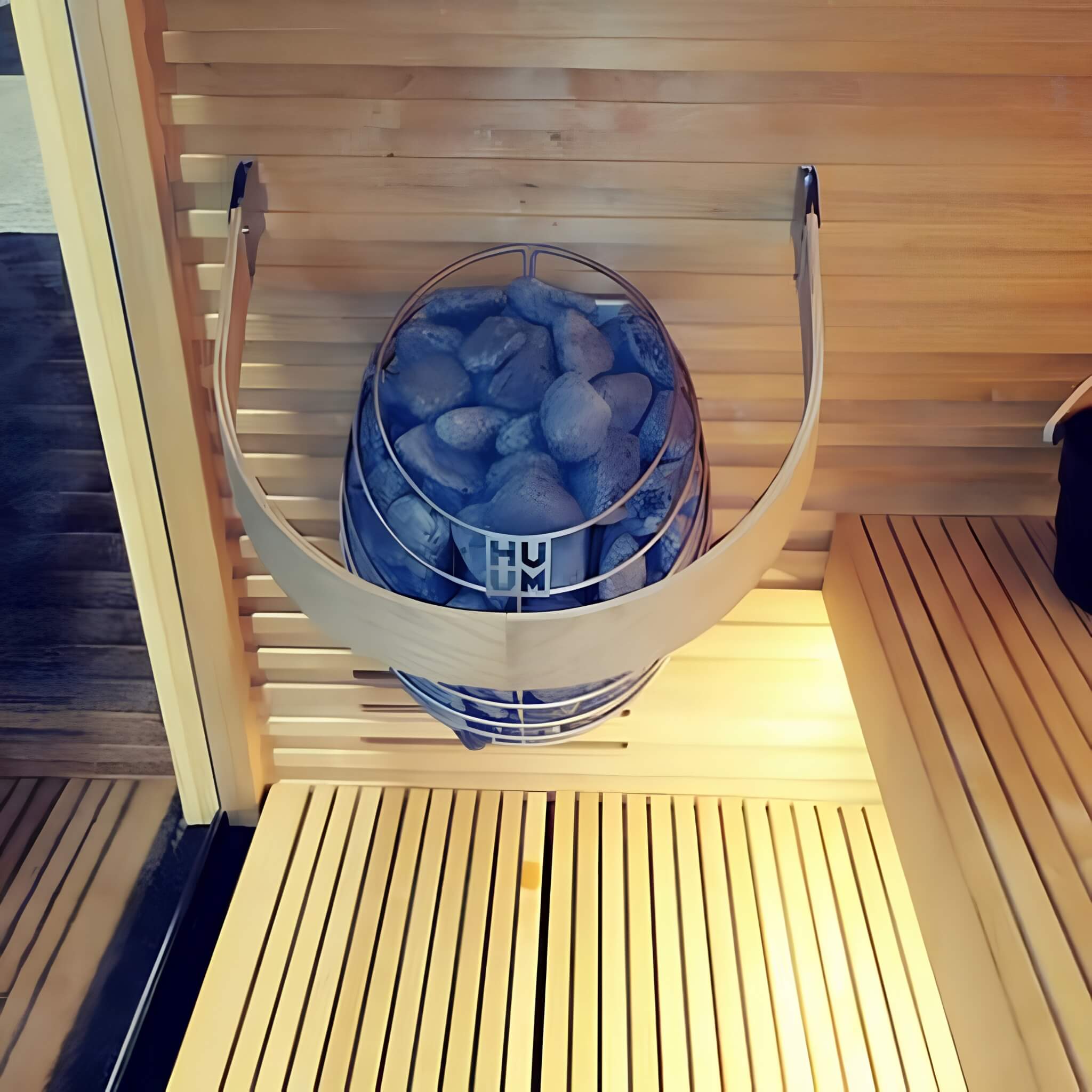 Huum Drop 240V SGS Listed Wall Mount Sauna Heater With UKU Digital Controller & Sauna Stones (SAK43120) - OVERLANDERS Outfitter