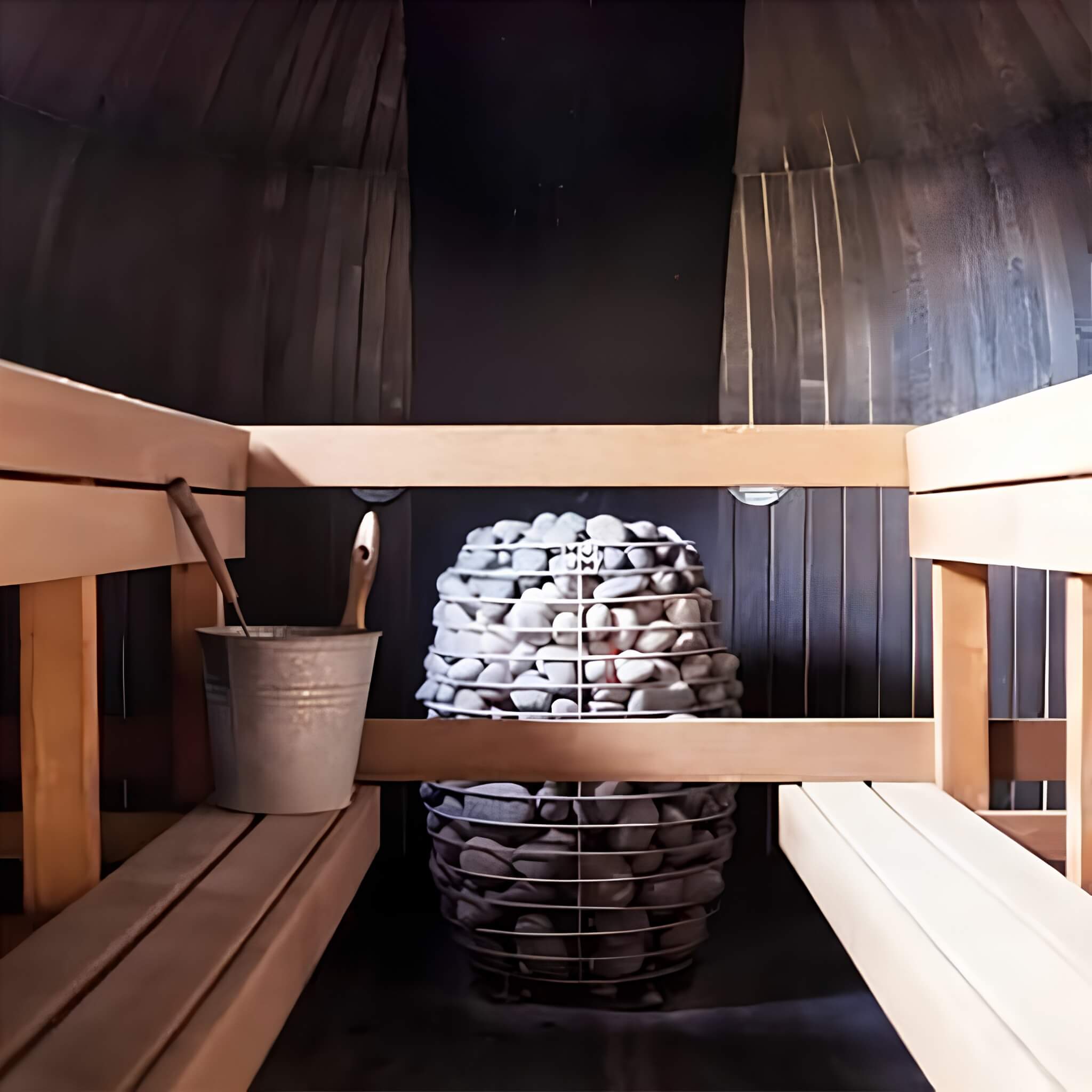 Huum Hive Premium Floor-Mounted Sauna Heater With UKU Control, Extension Box & Sauna Stones (SAK61250) - OVERLANDERS Outfitter