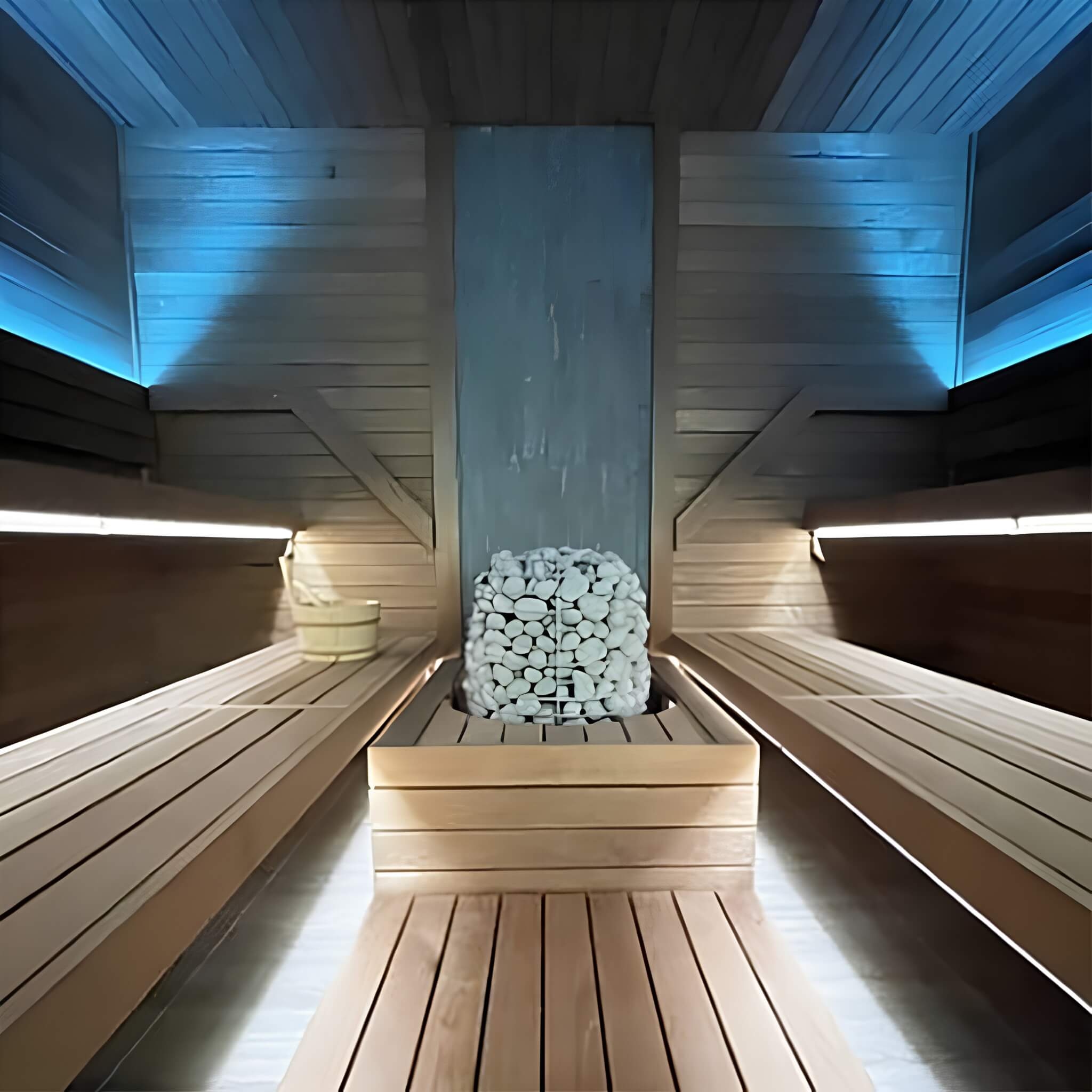 Huum Hive Premium Floor-Mounted Sauna Heater With UKU Control, Extension Box & Sauna Stones (SAK61250) - OVERLANDERS Outfitter