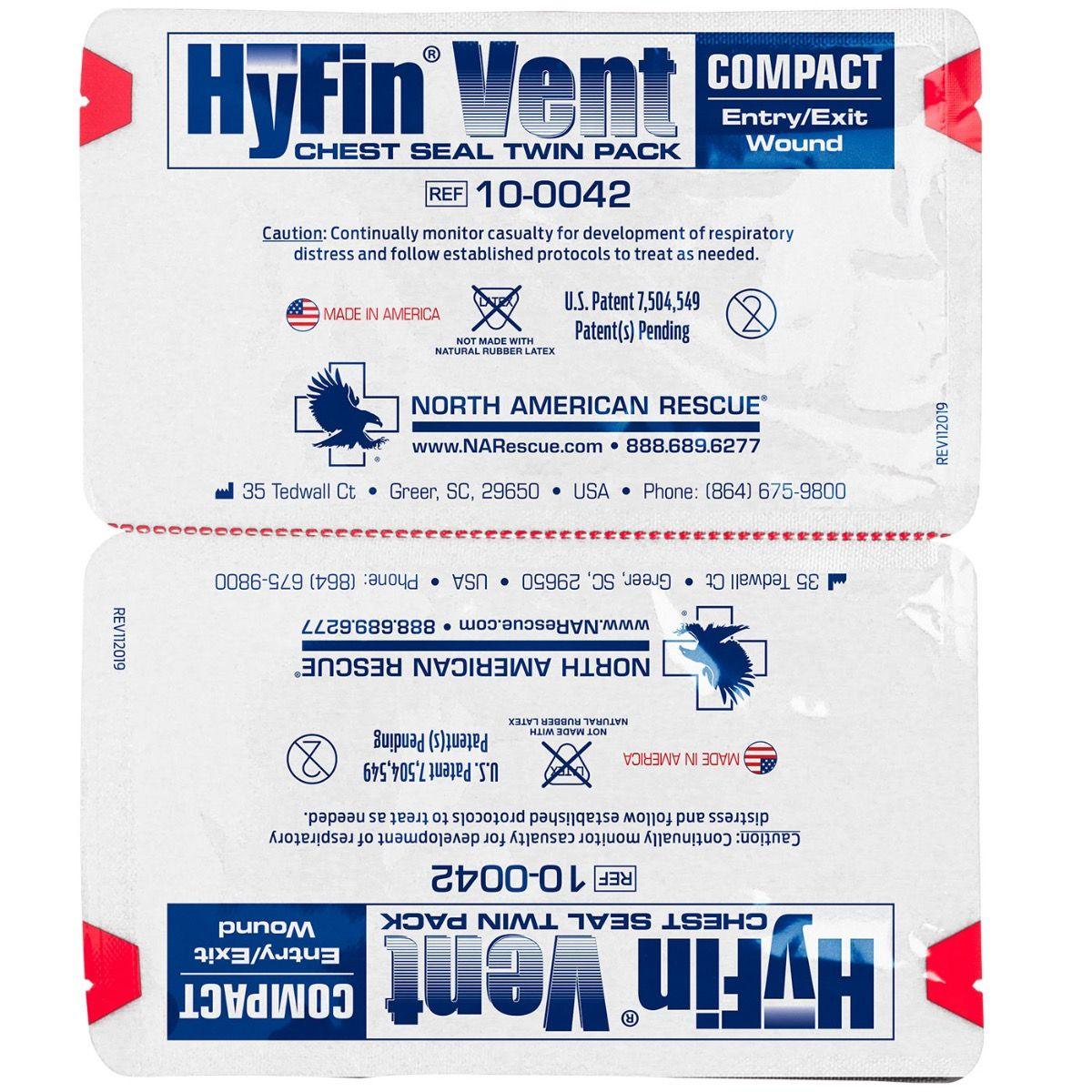 HyFin Vent Chest Seal - Twin Pack - OVERLANDERS Outfitter