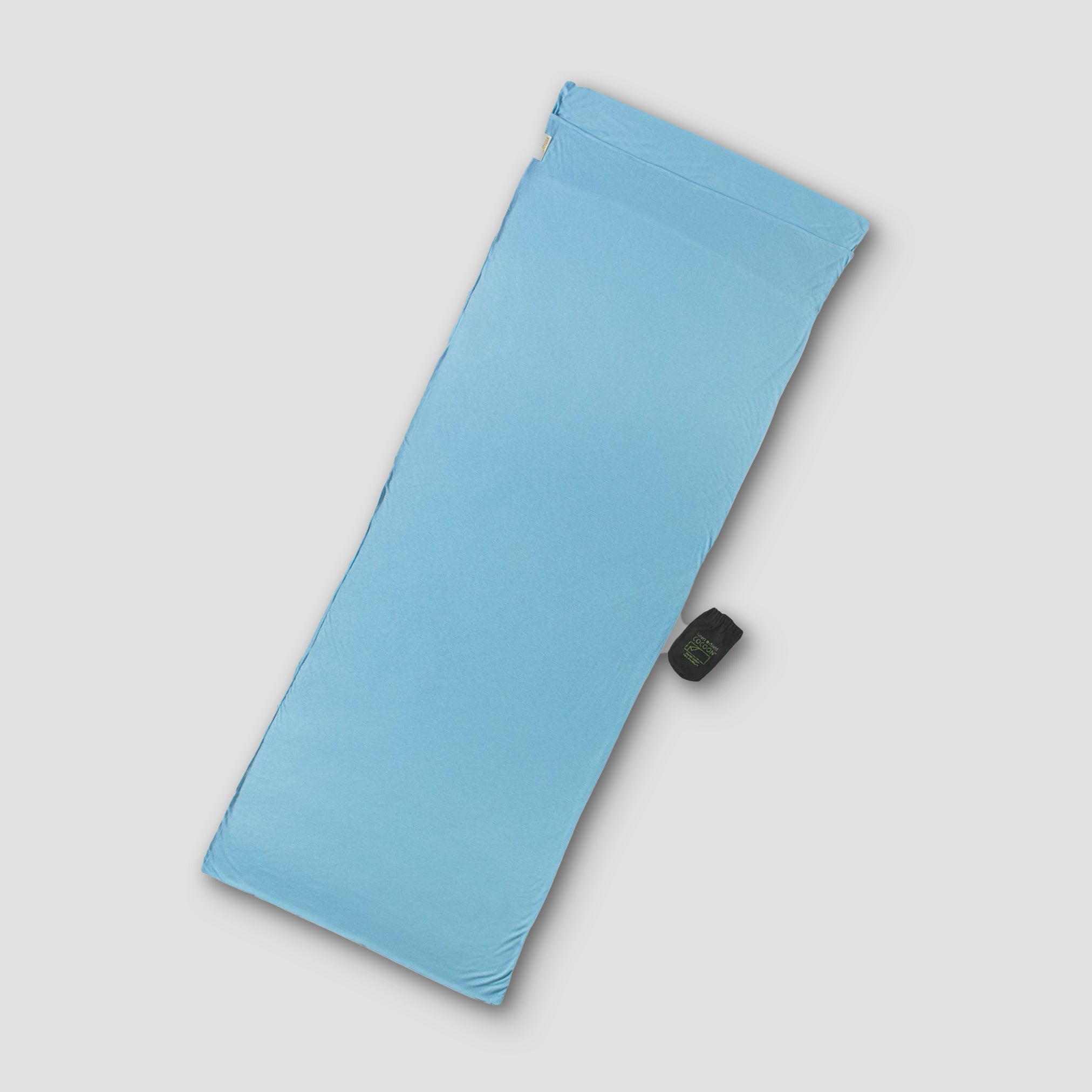 COCOON Insect Shield TravelSheet™ made with COOLMAX® fabric, designed for outdoor camping and insect protection.