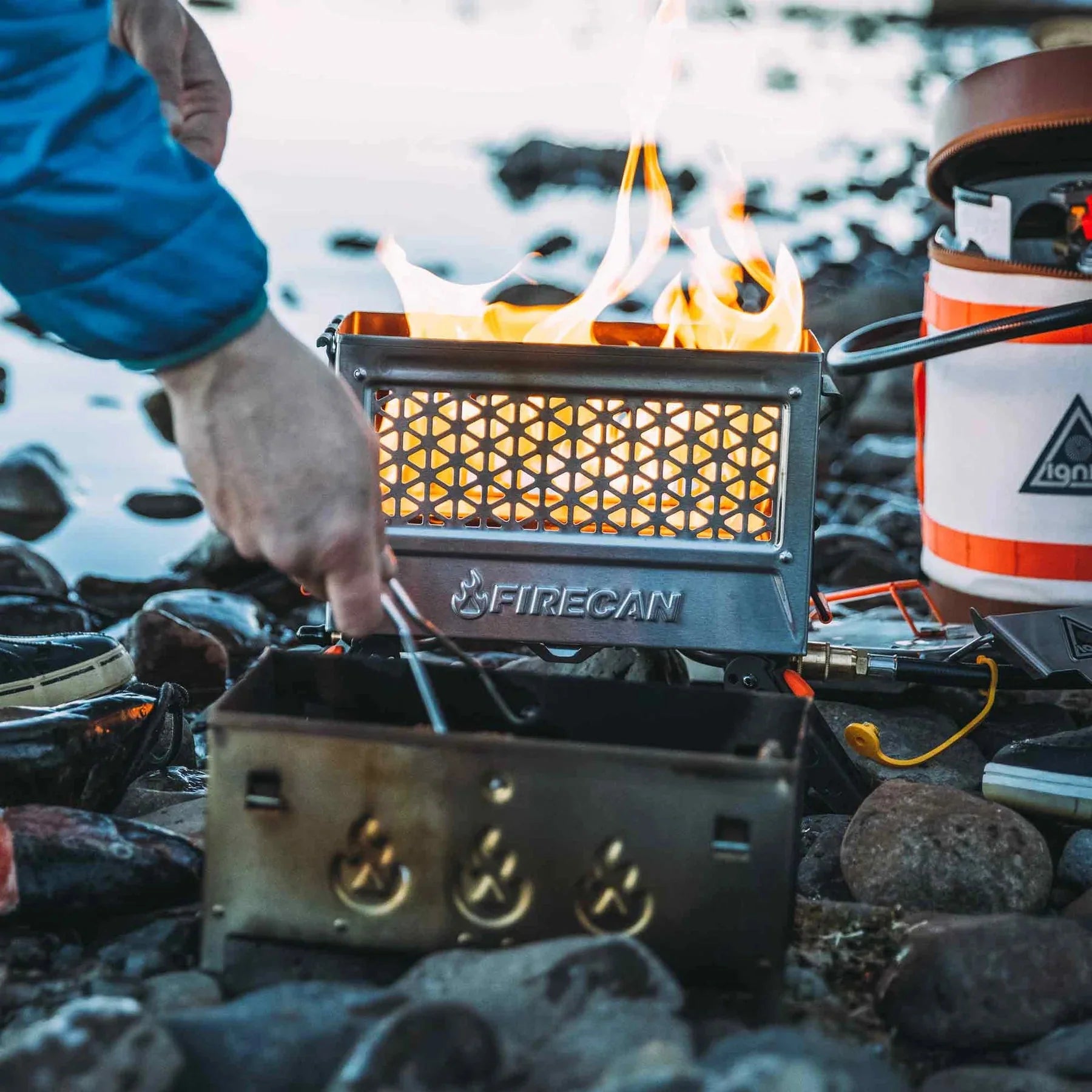 Ignik FireCan Deluxe: Portable Fire Pit - OVERLANDERS Outfitter