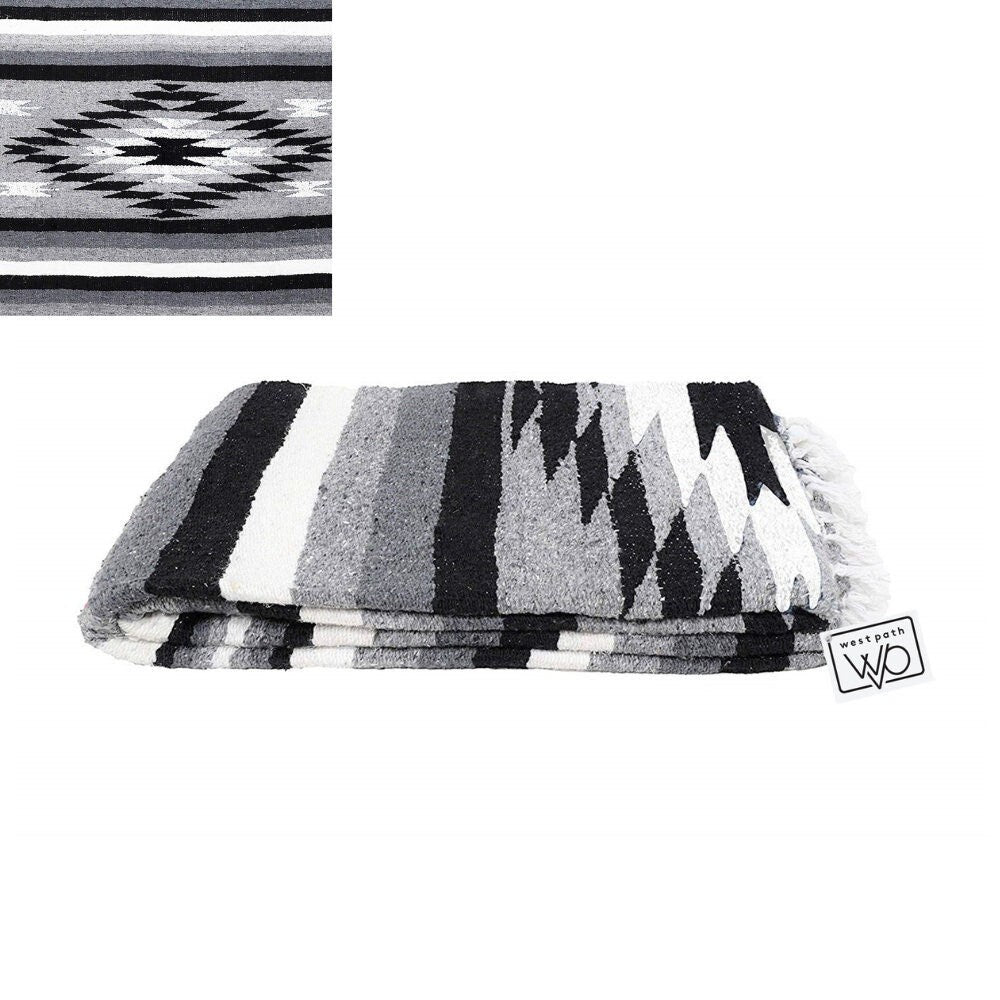 Midnight Mexican Diamond Yoga Blanket - OVERLANDERS Outfitter