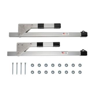 Garage Storage Rack Set - Standart 36" Horizontal Bar-With Kayak Blocks - OVERLANDERS Outfitter
