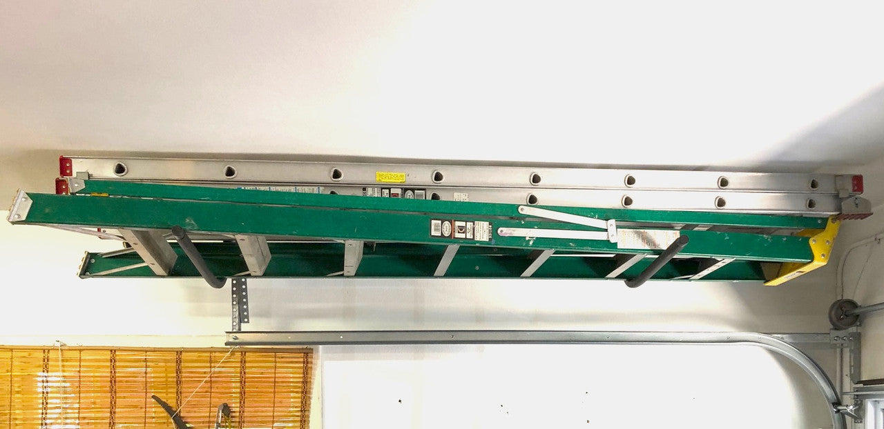 Hi-Port 1 | Ladder Storage Ceiling Rack  | Holds 50 lbs - OVERLANDERS Outfitter