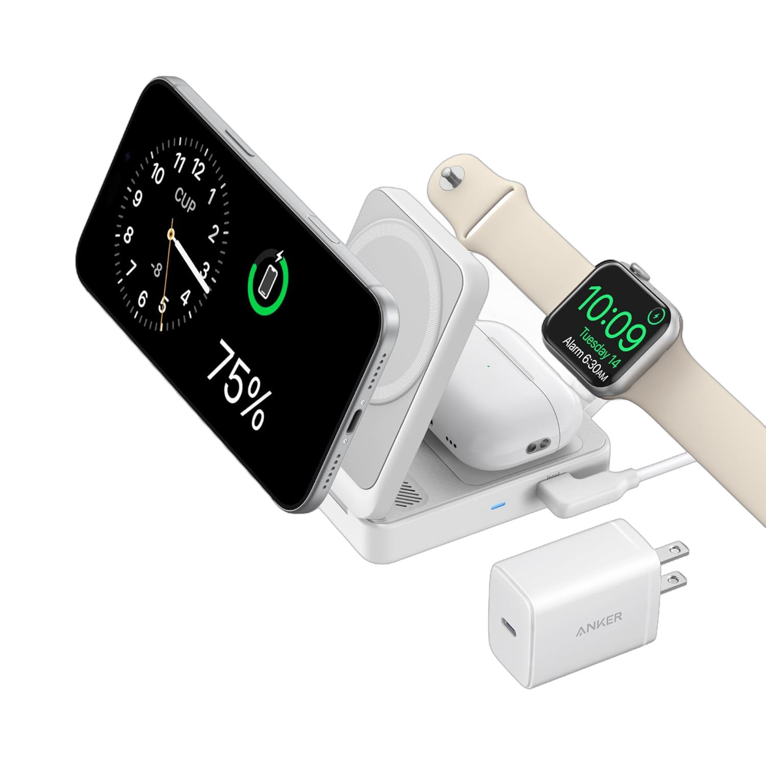 Anker MagGo Wireless Charging Station (Foldable 3-in-1) - OVERLANDERS Outfitter