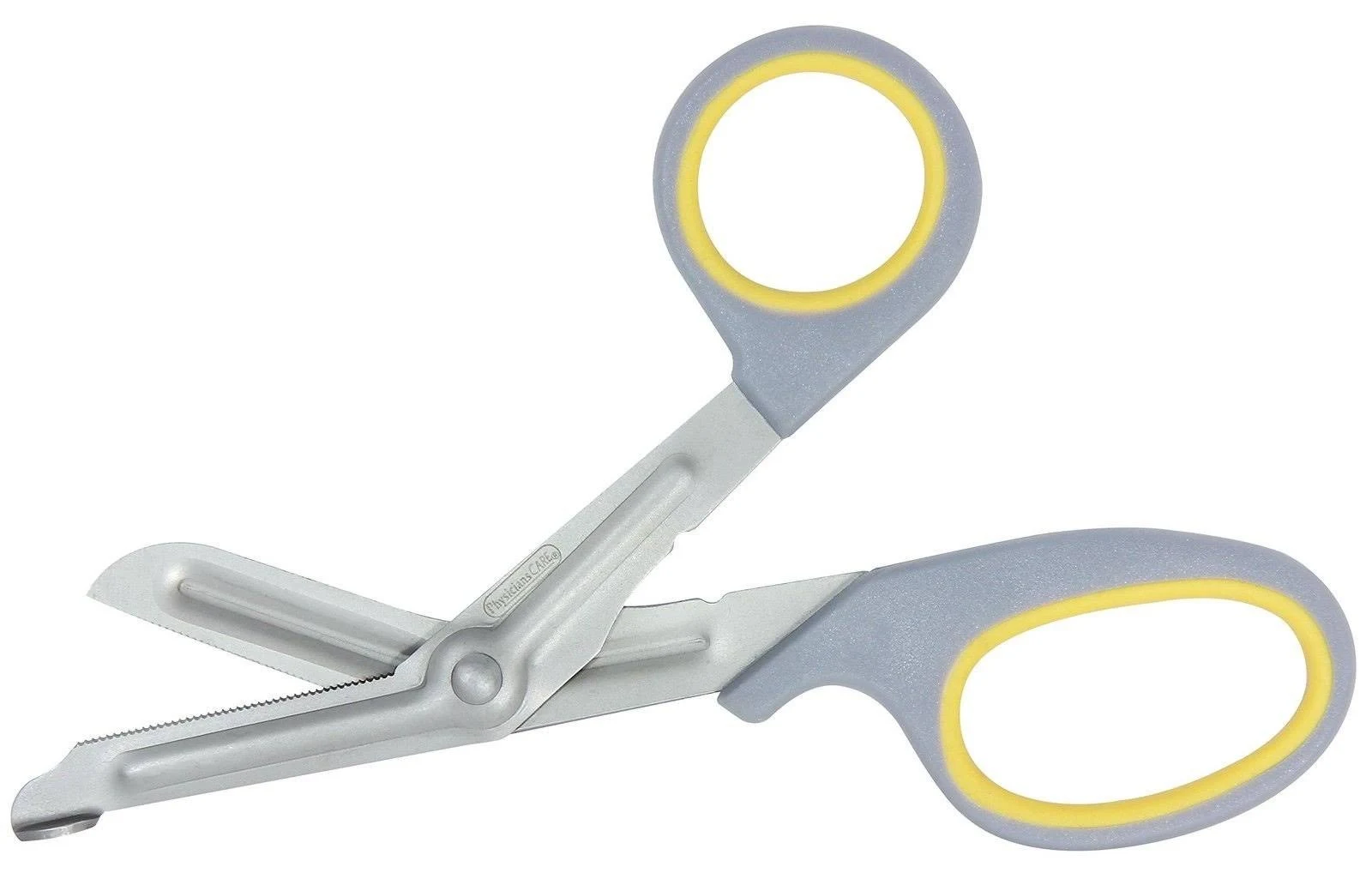 Premium titanium bonded EMT shears with safety features, ideal for trauma care and precision cutting, by Agreeable Agony.
