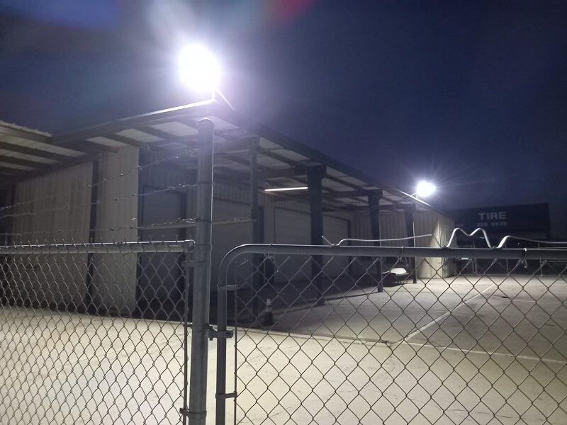 Commerical Solar Power LED Parking Lot Light - 2 Years Warranty - OVERLANDERS Outfitter
