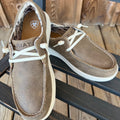 Brown Hilo women's western shoes from Ariat featuring a stylish design and comfortable fit, perfect for casual or western wear.