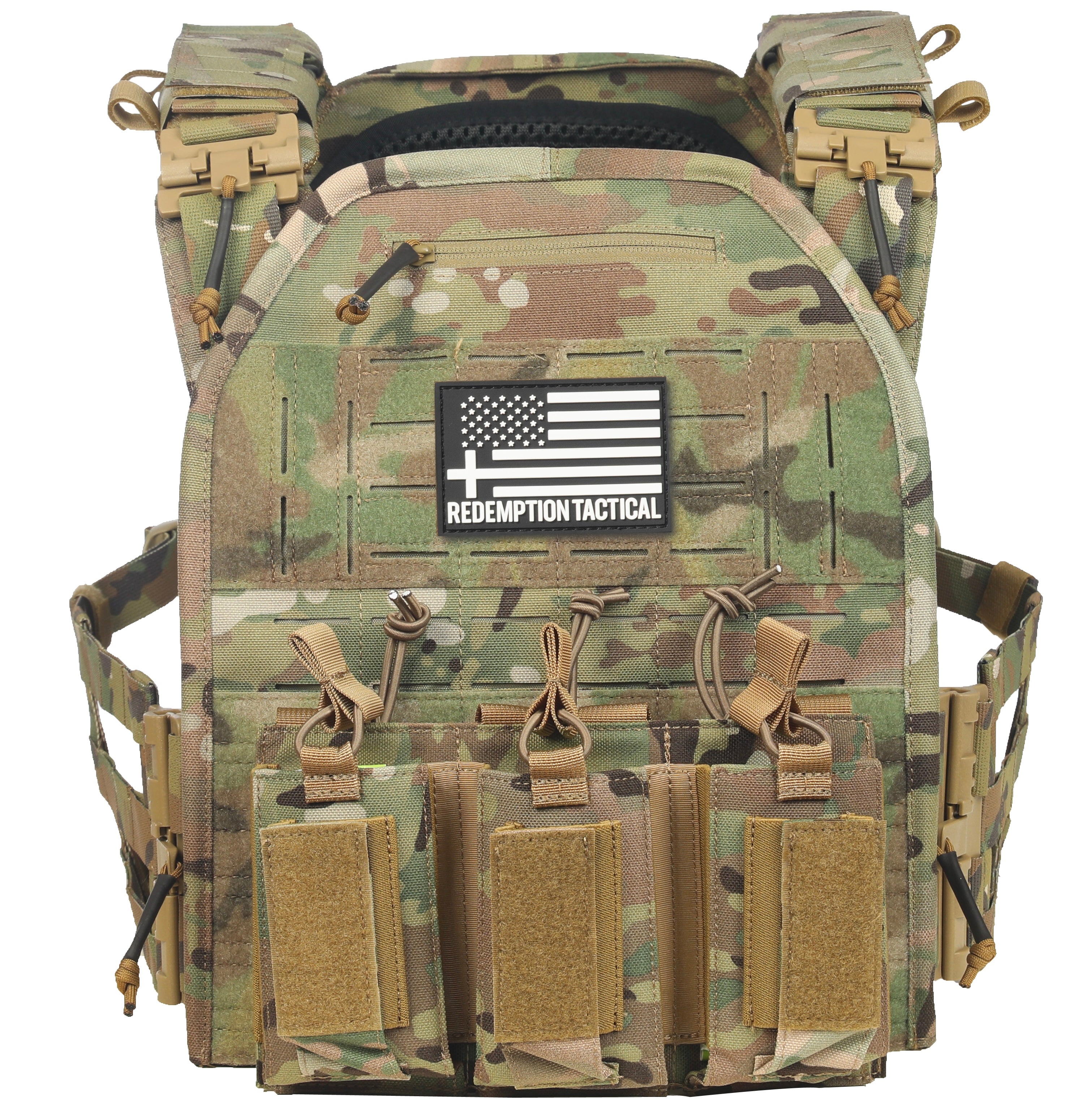 FULL KIT COMBO Crusader 2.0 XL Armor COMBO PACKAGE LIGHTWEIGHT LEVEL IV (2) 10x13.5 Front/Back Plates, Plate Carrier Bag, Medic Pouch - We The Collective