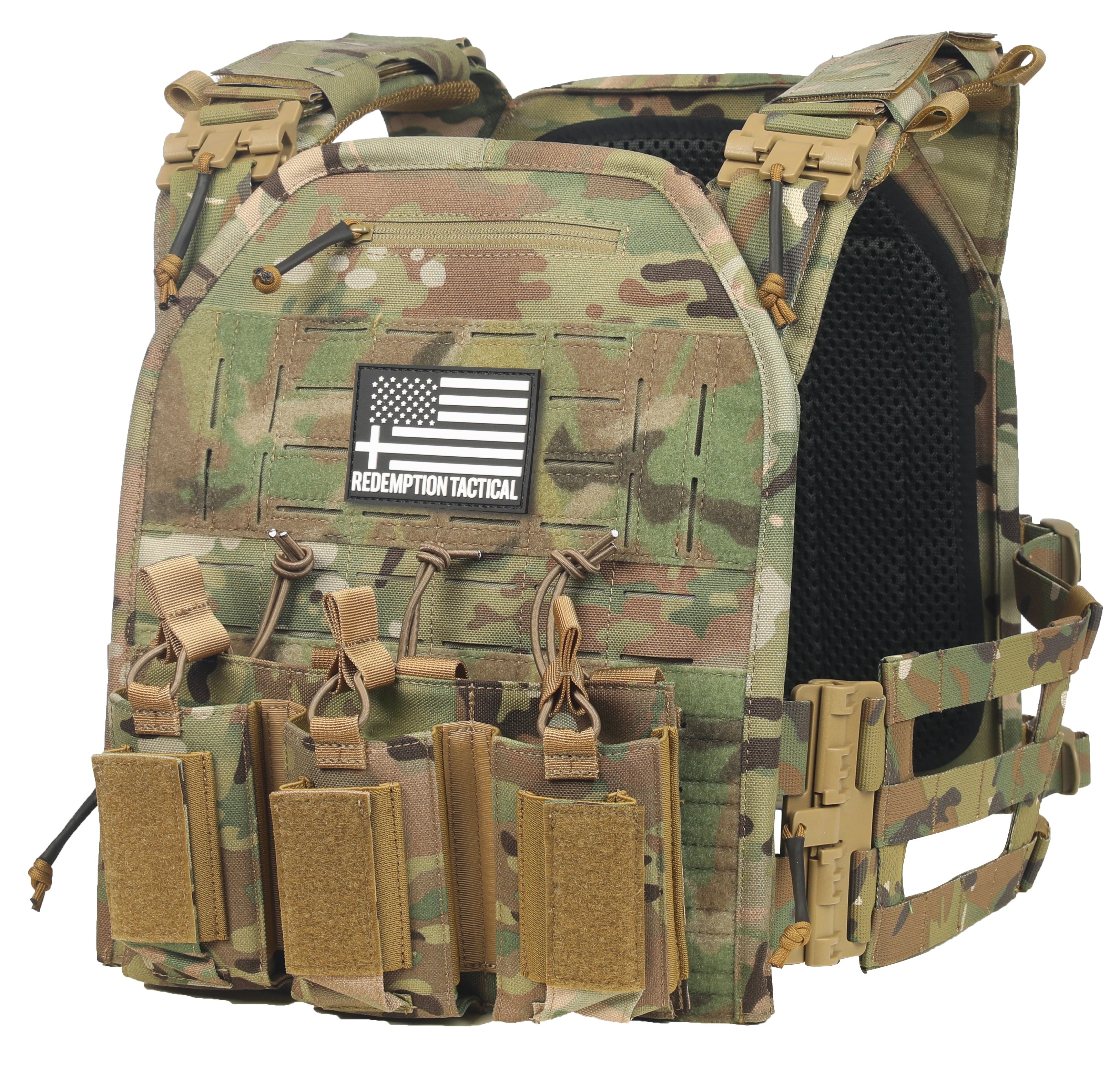 FULL KIT COMBO Crusader 2.0 XL Armor COMBO PACKAGE LIGHTWEIGHT LEVEL IV (2) 10x13.5 Front/Back Plates, Plate Carrier Bag, Medic Pouch - We The Collective