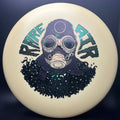 Rare Air Discs Forged Pace First Run Radioactive Man Edition disc golf disc with vibrant design and detailed artwork.