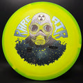 Rare Air Discs Halo S-Blend Czar disc golf disc, Radioactive Man Edition, with intricate design and vibrant colors.