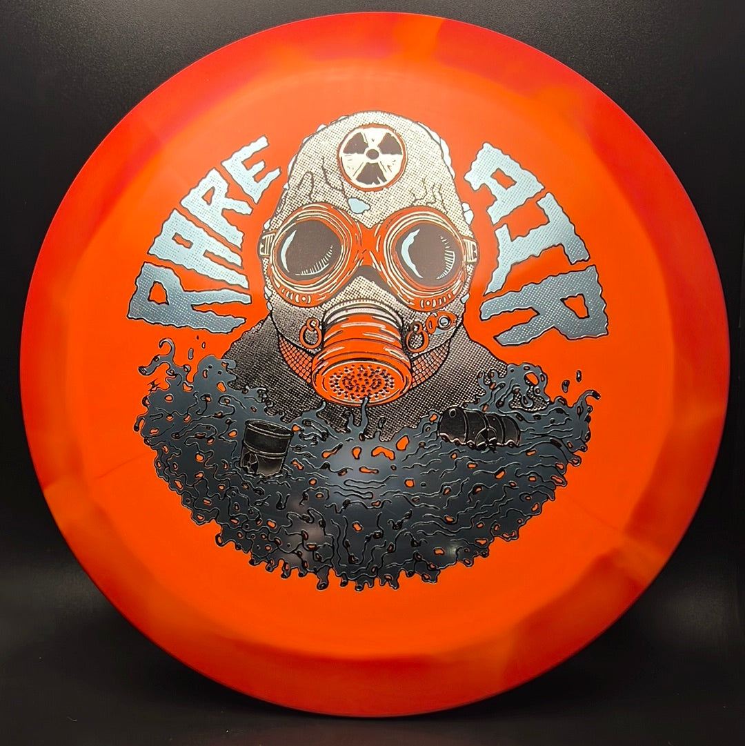 Rare Air Discs Halo S-Blend Czar disc golf disc, radioactive man edition with vibrant design and S-Blend plastic finish.