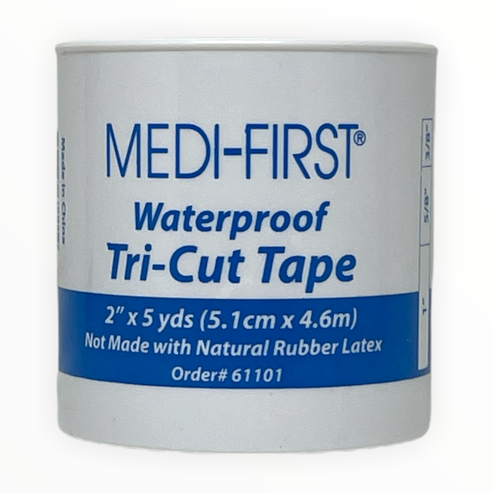 Triple Cut Adhesive Tape in a roll, 5 yards, ideal for first aid supplies by Alpenglow Readiness Supply.