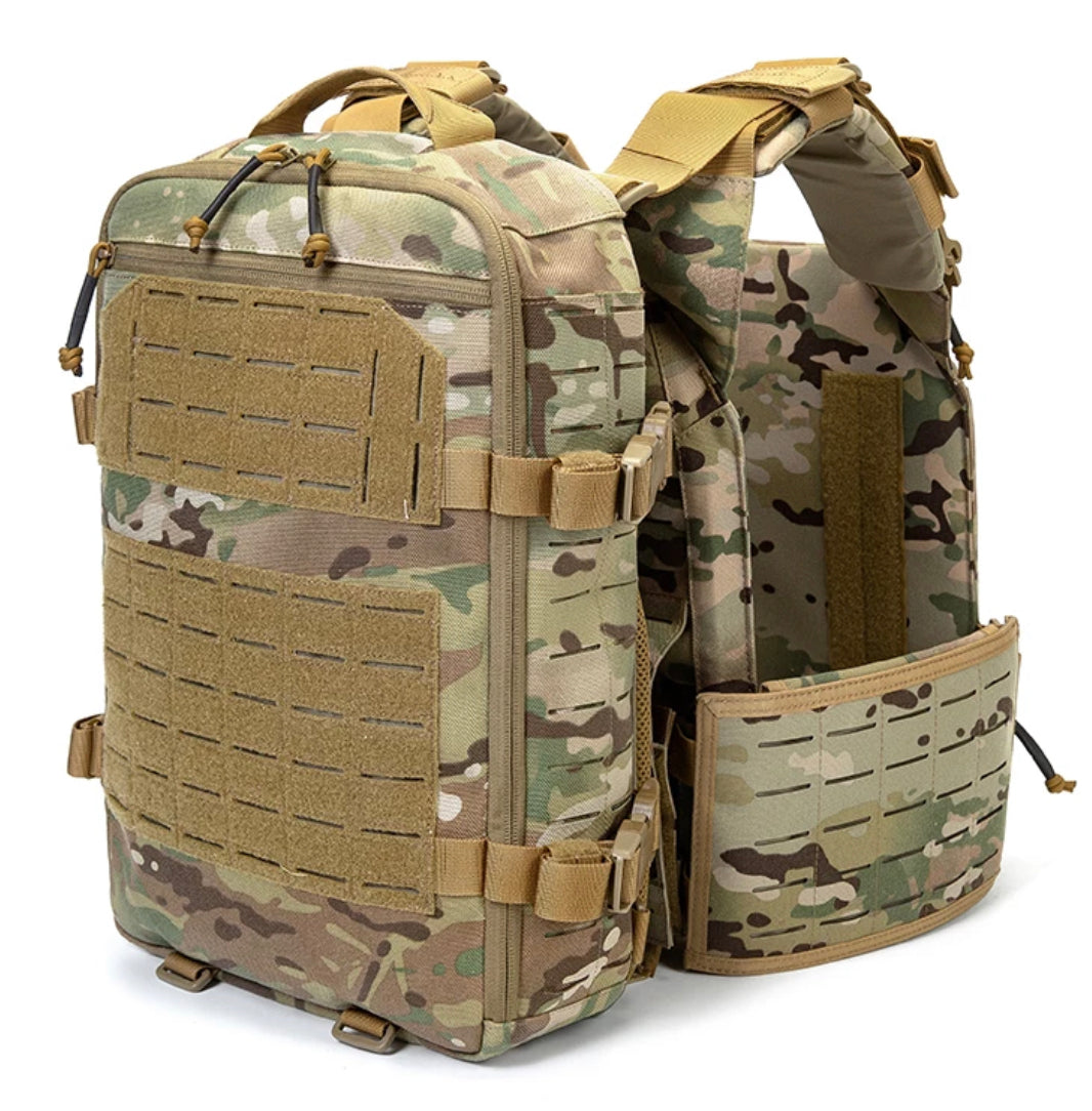 FULL KIT COMBO Crusader 2.0 XL Armor COMBO PACKAGE LIGHTWEIGHT LEVEL IV (2) 10x13.5 Front/Back Plates, Plate Carrier Bag, Medic Pouch - We The Collective