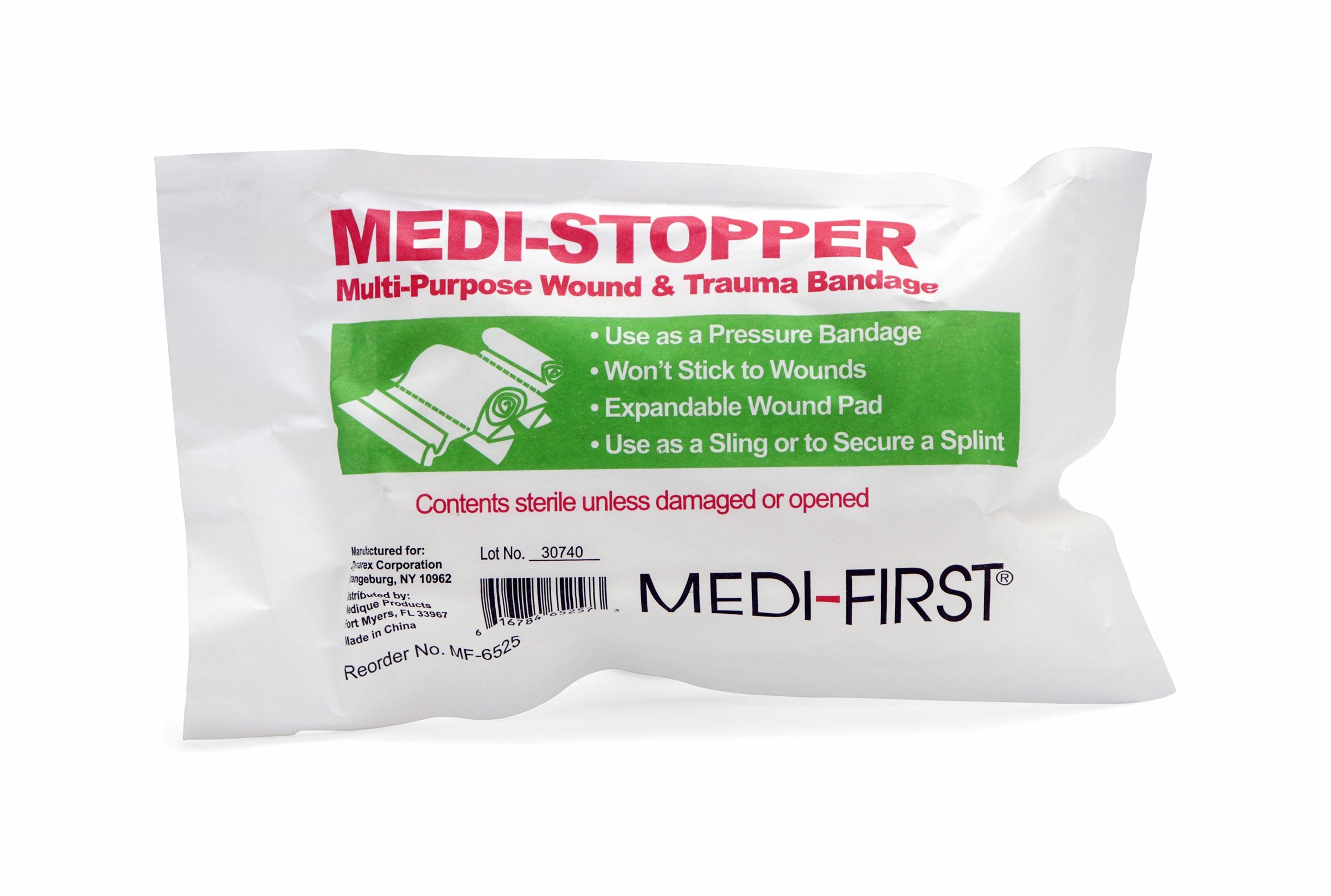 Alpenglow Medi-Stopper first aid supplies for treating minor wounds and injuries, featuring a compact design.