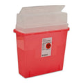 Alpenglow Readiness Supply Sharps-A-Gator 5 Qt sharps container with secure lid and bright yellow color for safety.