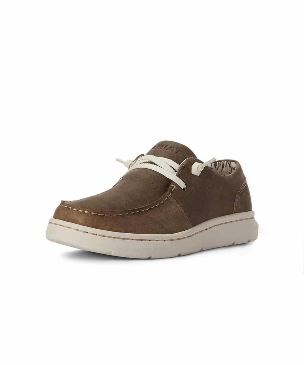 Brown Hilo women's Western shoes by Ariat featuring stylish design and comfortable fit, perfect for casual or Western wear.