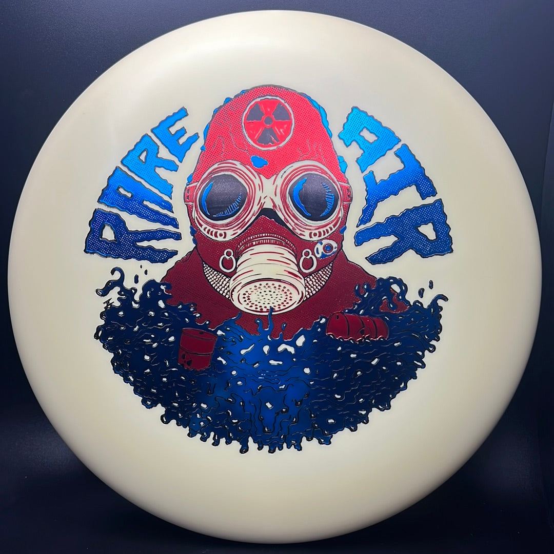 Rare Air Discs Forged Pace disc golf disc, First Run Radioactive Man Edition with vibrant design and durable construction.