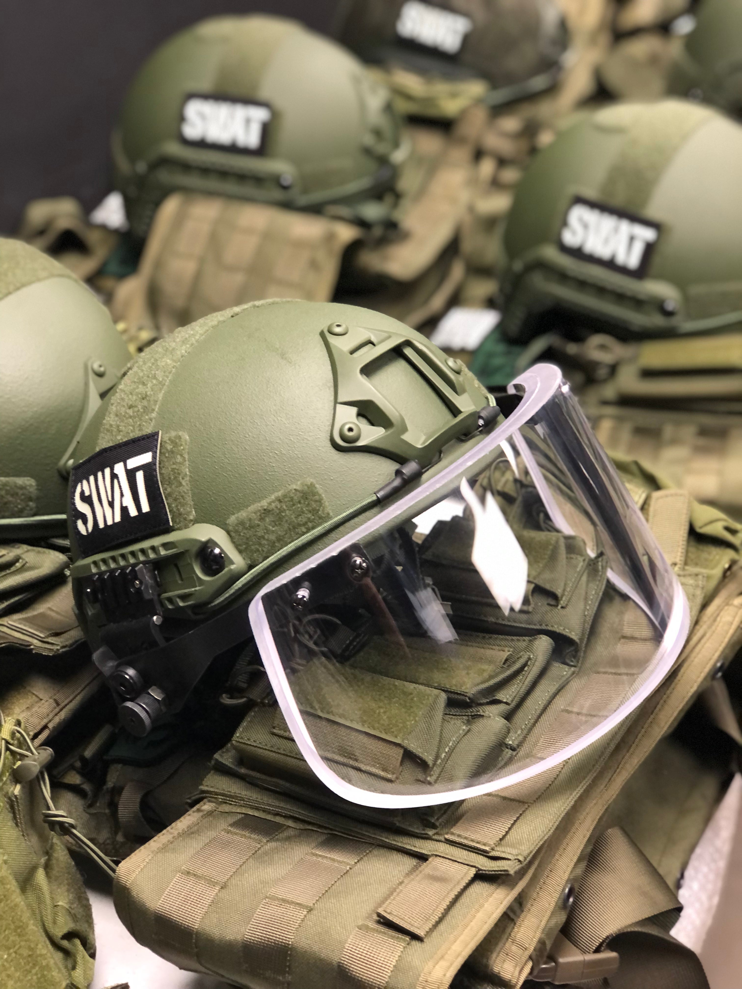 Ballistic Helmet RT2 High Cut Helmet: Tested to LEVEL IIIA (Included Arc Rails, Padding, Straps) - We The Collective