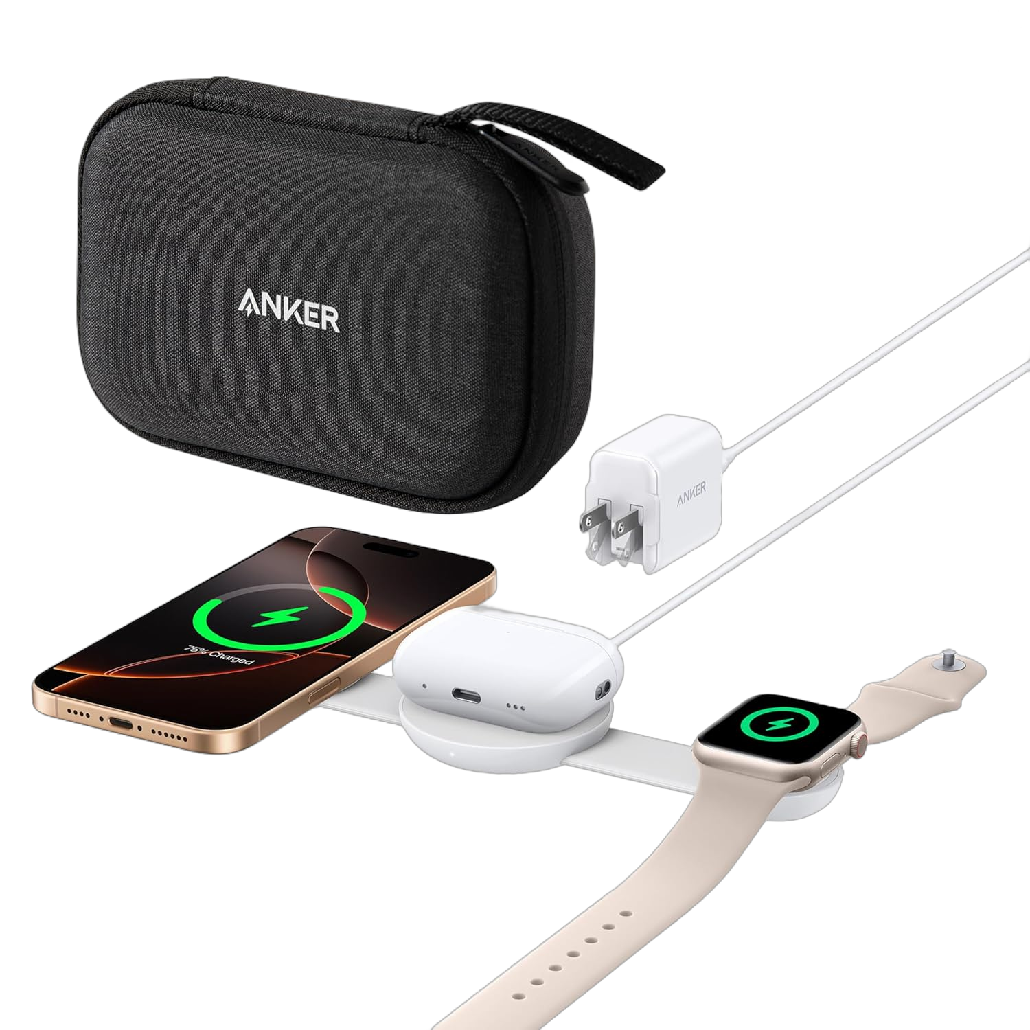 Anker MagGo Wireless Charging Station (3-in-1, Foldable Pad) - OVERLANDERS Outfitter