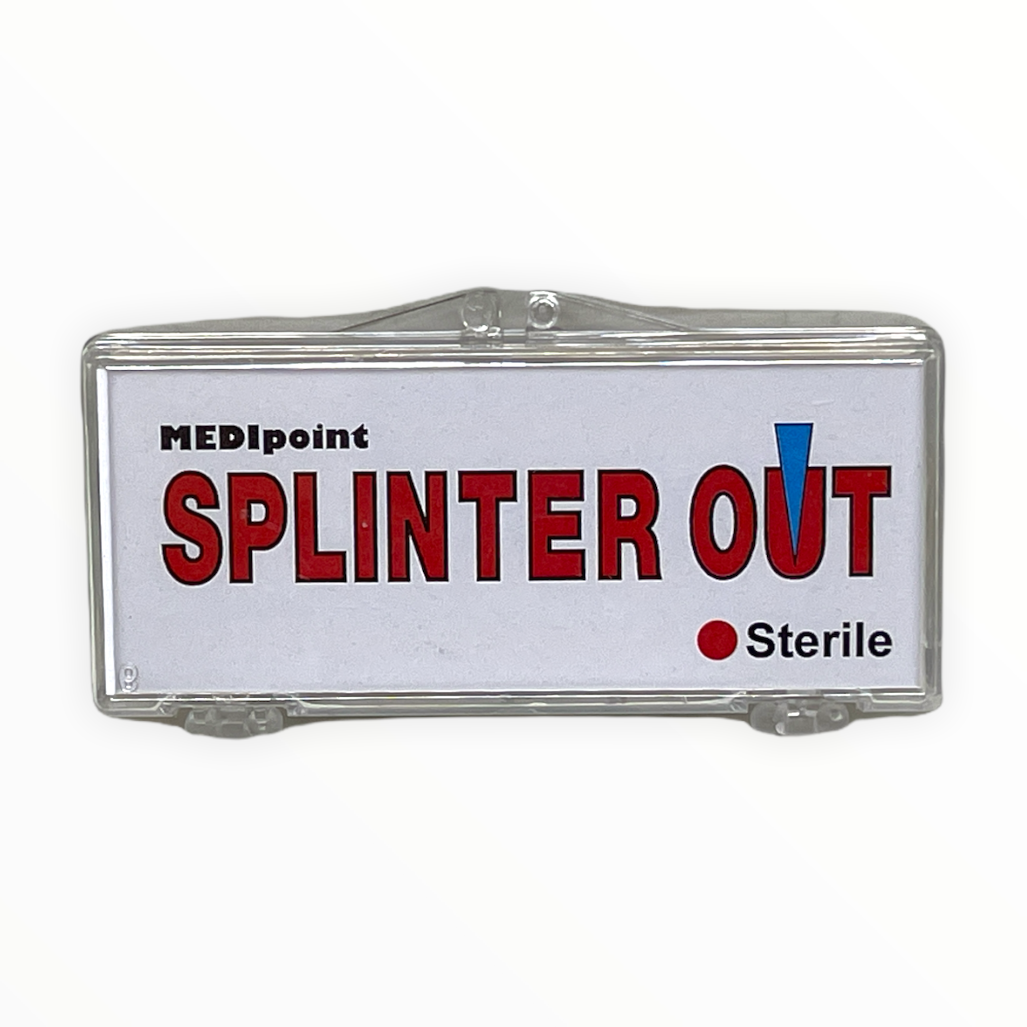 Alpenglow Readiness Supply splinter remover kit with blood lancets in a compact box, ideal for first aid and survival needs.
