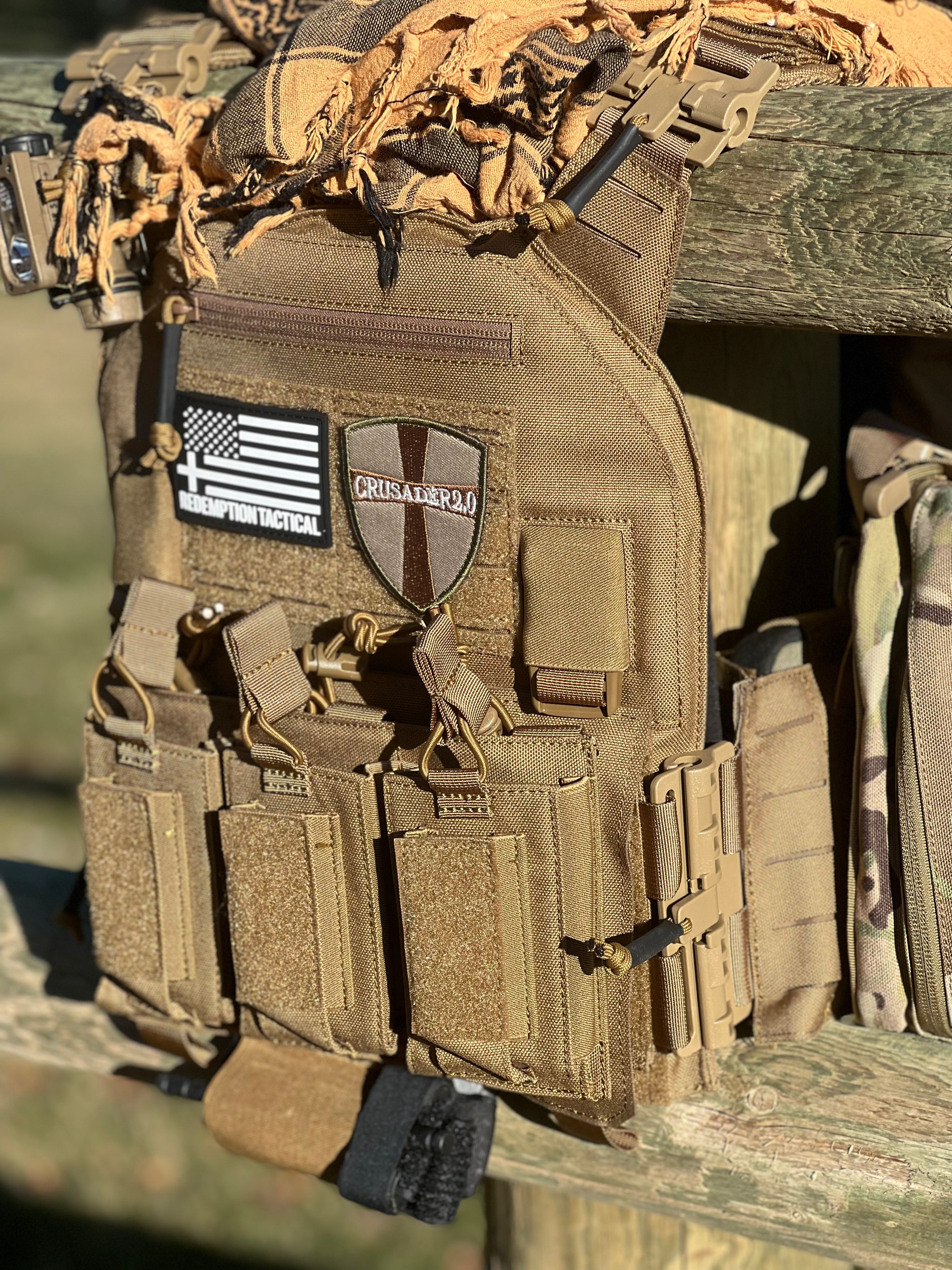 Redemption Tactical CRUSADER 2.0® V4 ARMOR FULL KIT COMBO PACKAGE LIGHTWEIGHT LEVEL IV  (2) 10x12 Front/Back Plates (2) 6x8 Side Plates (Level IV) - We The Collective