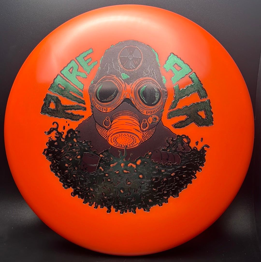 Rare Air Discs Forged Pace First Run Radioactive Man Edition disc golf disc with vibrant design and bold artwork.